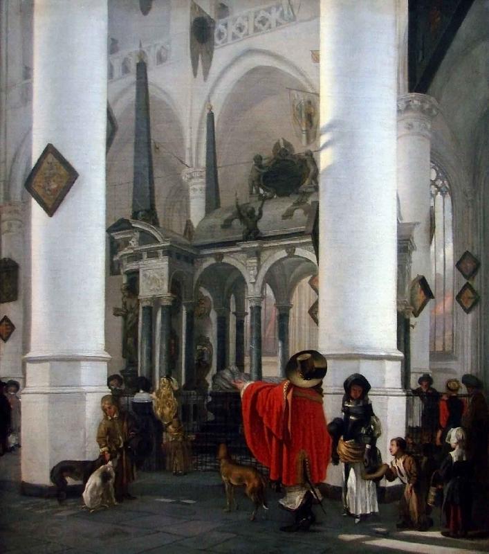 Emanuel de Witte View of the Tomb of William the Silent in the New Church in Delft China oil painting art